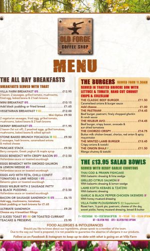 Old Forge MENU March251