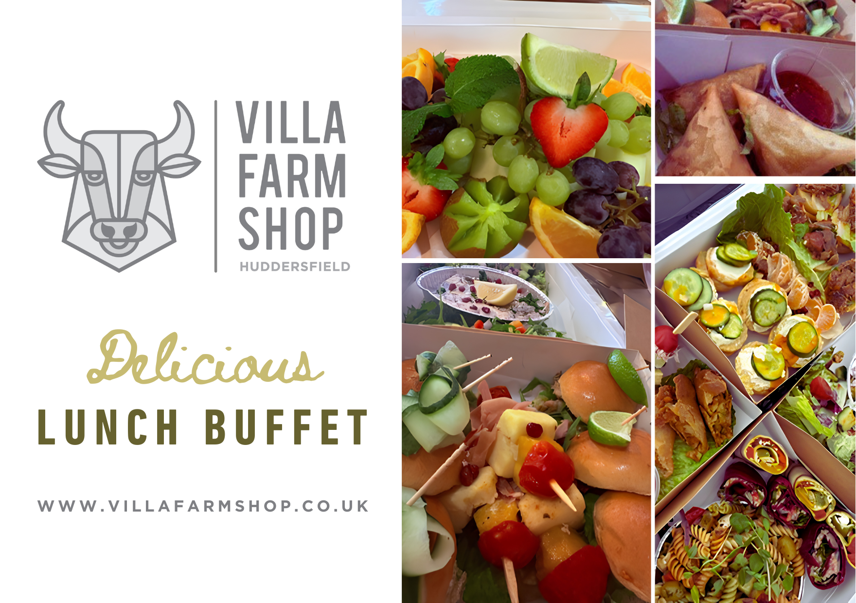 Buffet Menu Front
