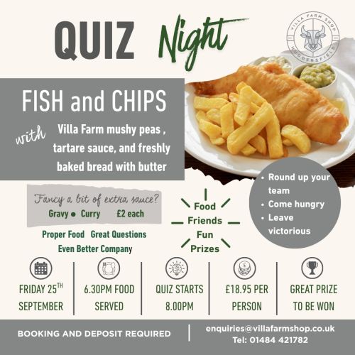 Quiz Night September Quiz Night September